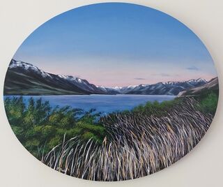 Acrylic painting titled SERENITY-SOLD